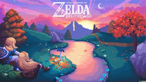 zelda botw gif|zelda background gif.